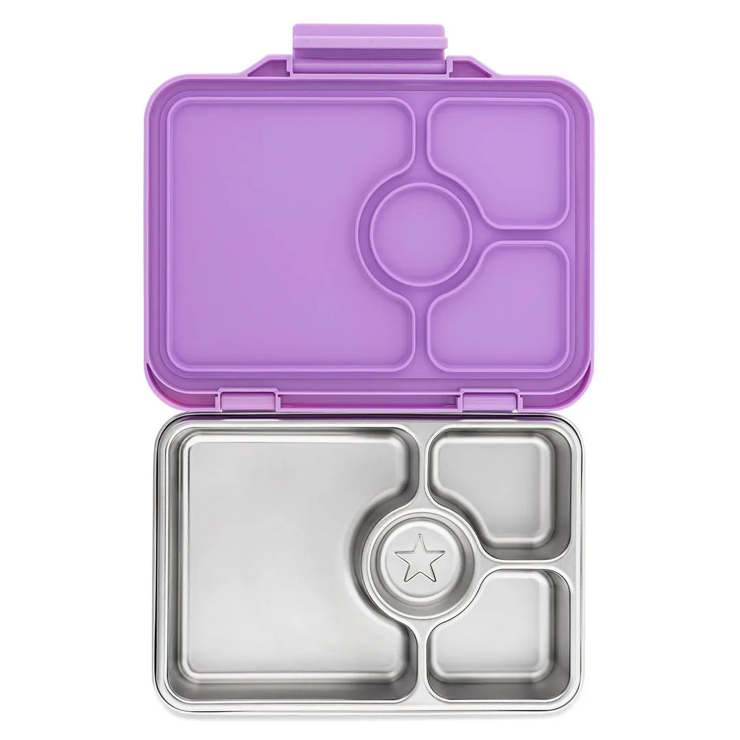Yumbox Presto - Stainless Steel Leakproof Bento Box - Lavande Purple