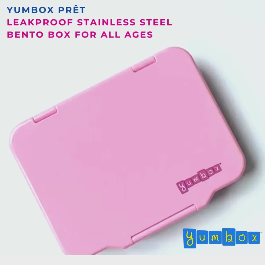 Yumbox Presto -  Stainless Steel Leakproof Bento Box - Versilles Pink