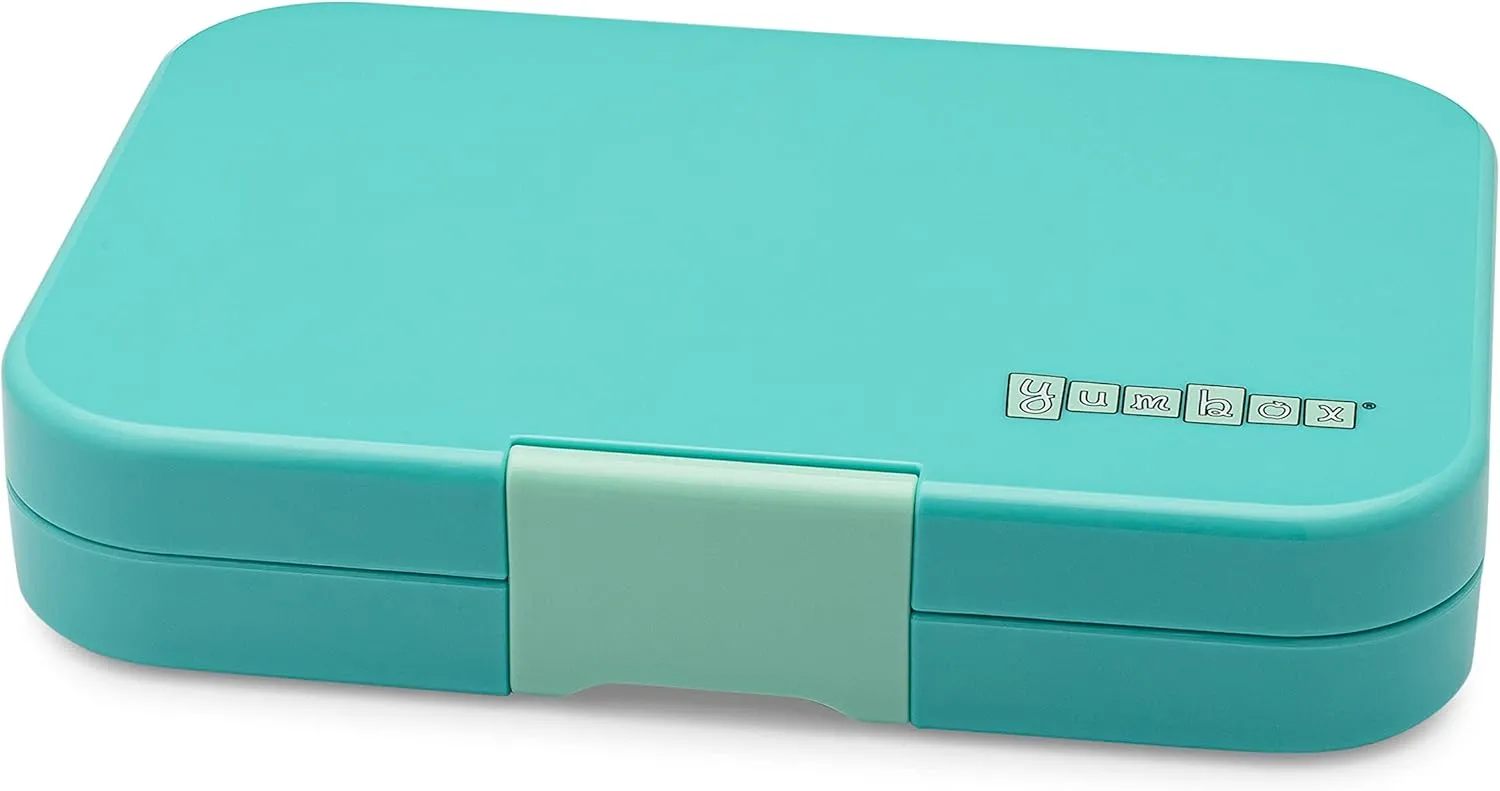 Yumbox Tapas Leakproof Bento Lunch Box - 5-Compartment Bento Container for Adults and Kids; Large Size 9.5x6.9x1.8; BPA-Free, Leakproof & Easy Clean; Lunch Box Kids (Antibes Blue)