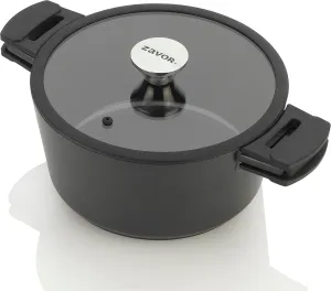 Zavor Noir 5 Qt Dutch Oven - Premium Cast Aluminum with Titanium-based Nonstick Ceramic Coating & Removable Handles - Ultra Lightweight - Oven & Induction Ready | Noir Collection
